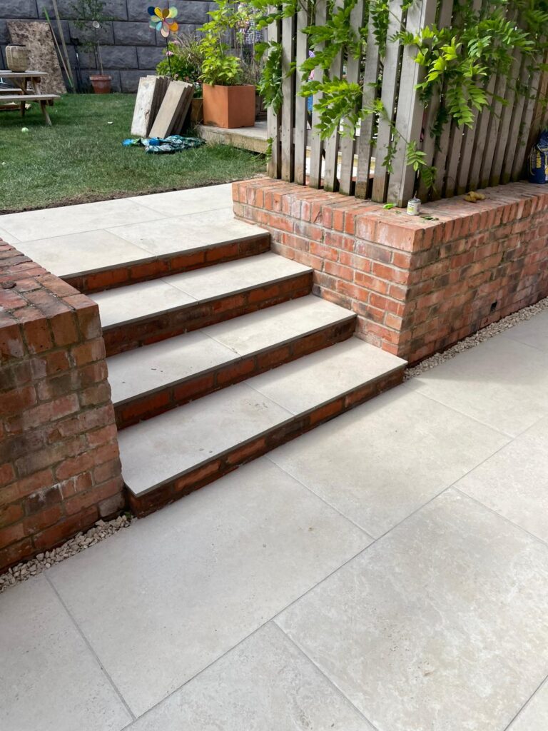 Porcelain steps